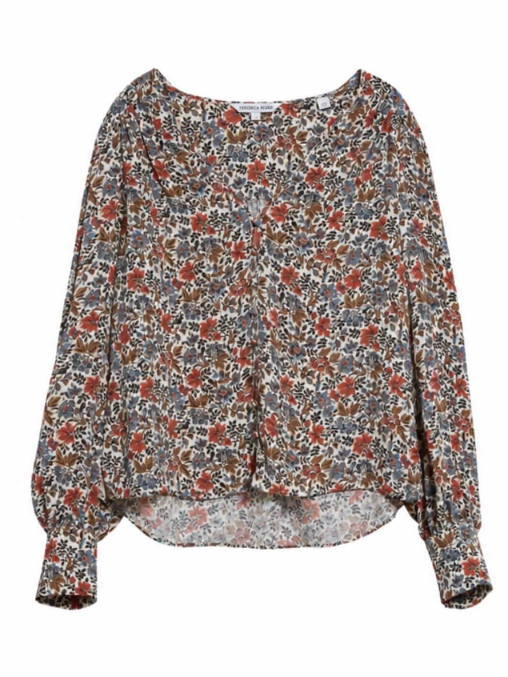 Veronica Beard Sura Floral Top NWOT